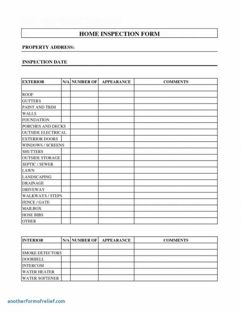 Pest Control Inspection Report Template Sample Design Templates