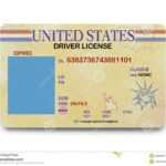 0C39C0 California Driver License Template | Wiring Library throughout Blank Drivers License Template