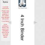 1 Inch Binder Spine Dimensions Regarding Binder Spine Template Word