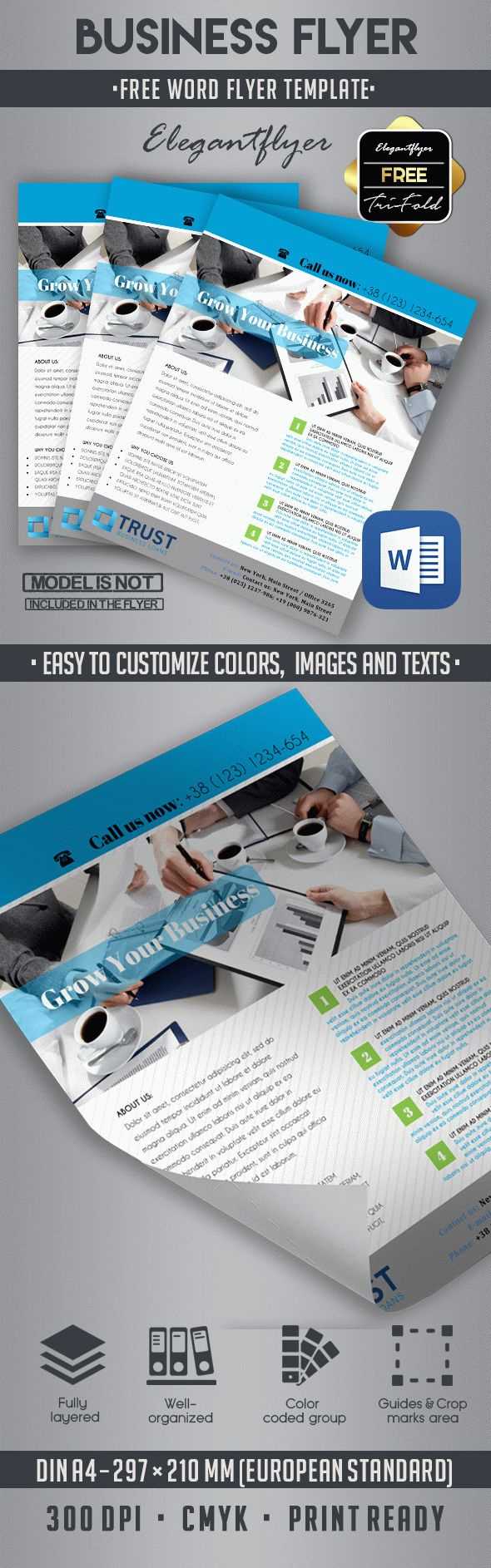 10 Best Business Flyer Templates In Word! |Elegantflyer Within Free Business Flyer Templates For Microsoft Word