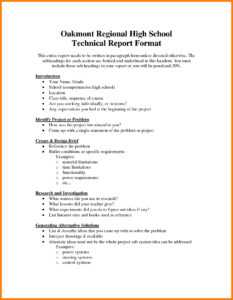 10+ Technical Report Writing Examples - Pdf | Examples with Template For Technical Report
