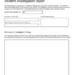 10+ Workplace Investigation Report Examples – Pdf | Examples With Regard To Incident Report Form Template Qld