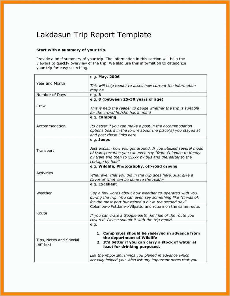 13 + Business Trip Report Examples – Pdf, Word, Apple Pages With Conference Summary Report Template