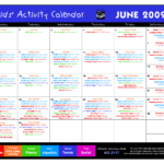 14 Blank Activity Calendar Template Images – Printable Blank Pertaining To Blank Activity Calendar Template