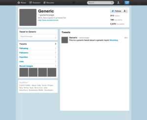 14 Twitter Cover Template Psd Images - Twitter Header with Blank Twitter Profile Template