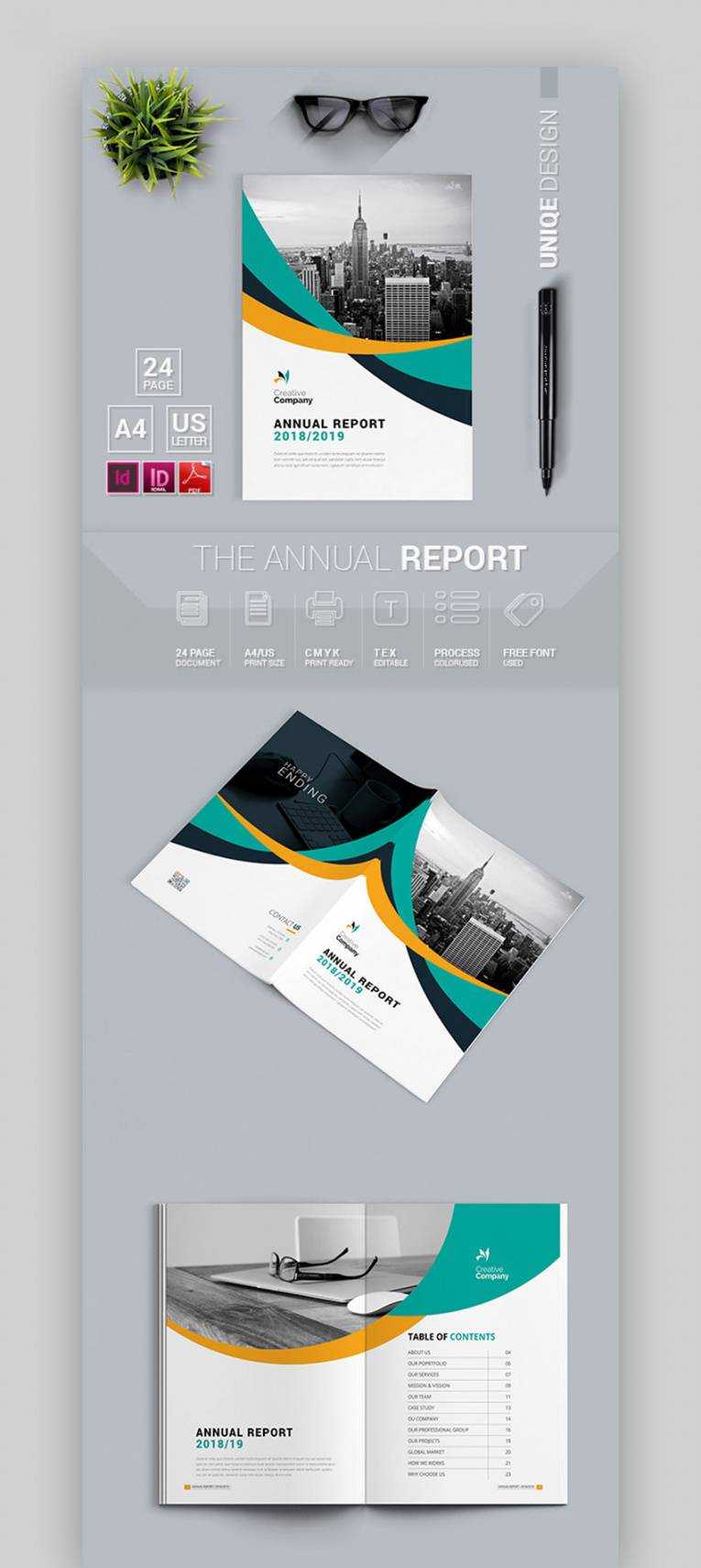 15 Annual Report Templates With Awesome Indesign Layouts Throughout Free Annual Report Template Indesign