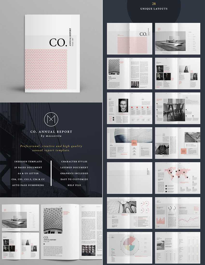 15+ Шаблонов Годовых Отчётов — С Превосходными Макетами В Inside Free Annual Report Template Indesign