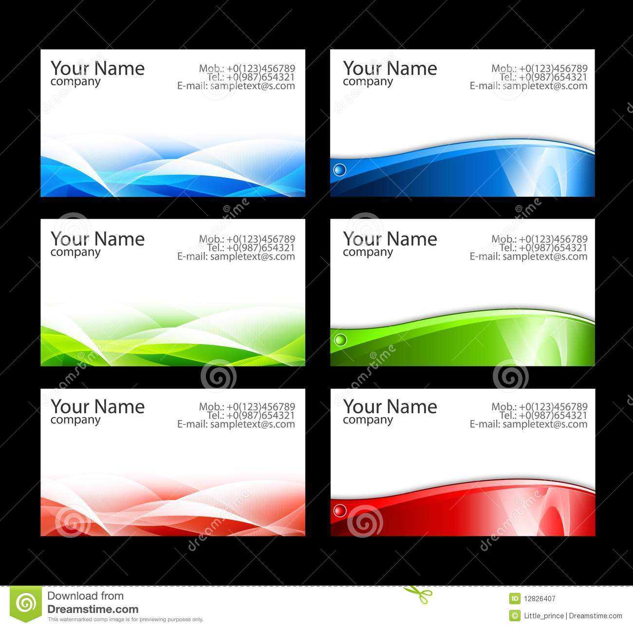 15 Free Avery Business Card Templates Images – Free Business With Free Business Cards Templates For Word
