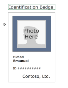 16 Id Badge &amp; Id Card Templates {Free} - Template Archive regarding Id Badge Template Word