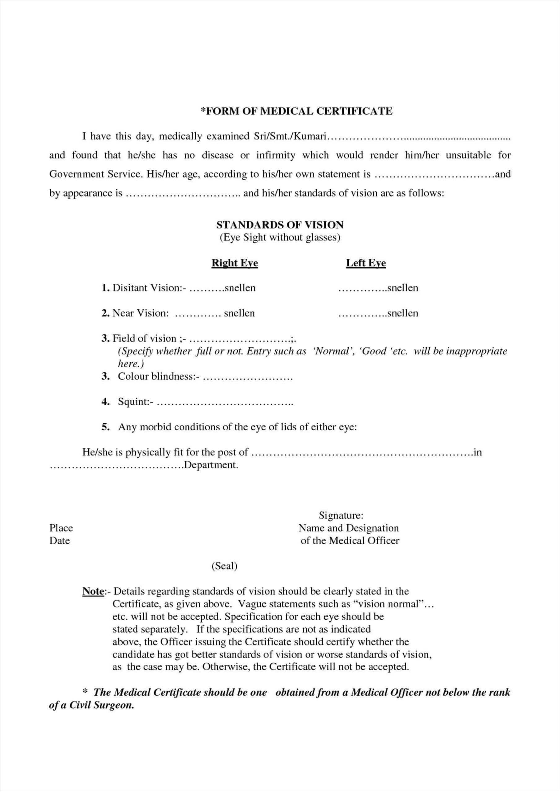 19+ Medical Certificate Templates For Leave – Pdf, Docs With Medical Report Template Doc