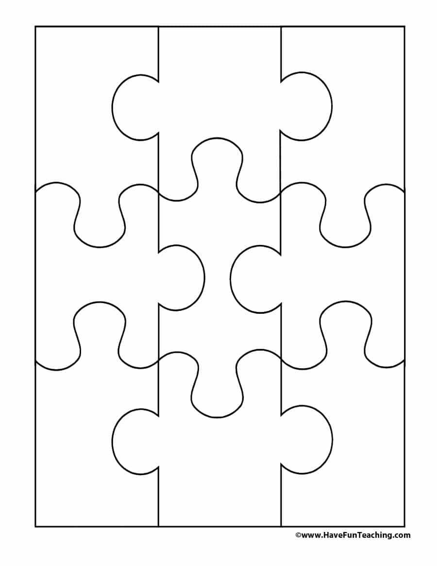 19 Printable Puzzle Piece Templates ᐅ Templatelab Intended For Blank Jigsaw Piece Template