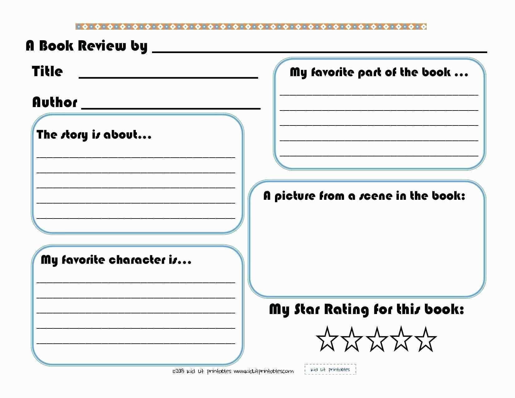 1st grade book report sample