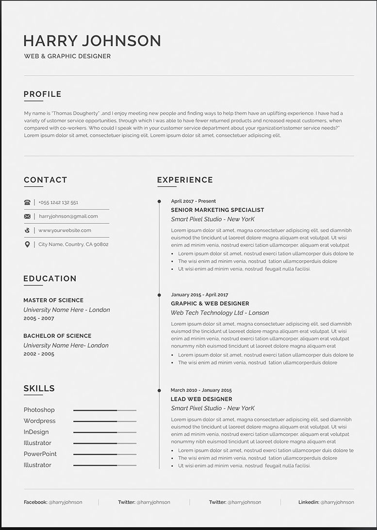 20+ Free And Premium Word Resume Templates [Download] Intended For Microsoft Word Resumes Templates