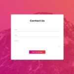 20 Free Awesome Bootstrap Contact Form Templates 2019 – Colorlib For Enquiry Form Template Word