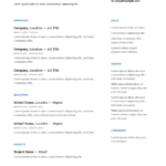 20+ Google Docs Resume Templates [Download Now] In Google Word Document Templates