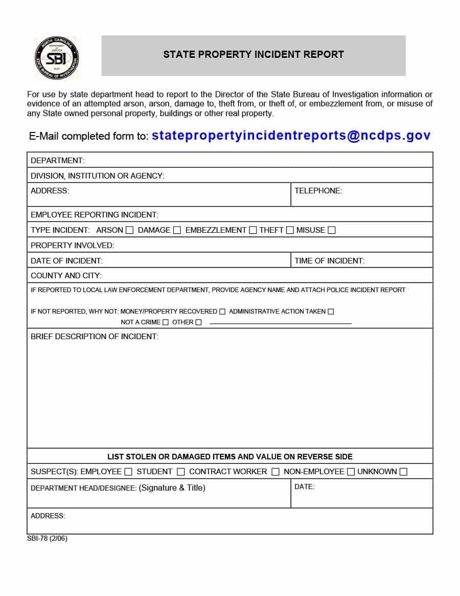 20+ Police Report Template & Examples [Fake / Real] ᐅ With Regard To Police Incident Report Template