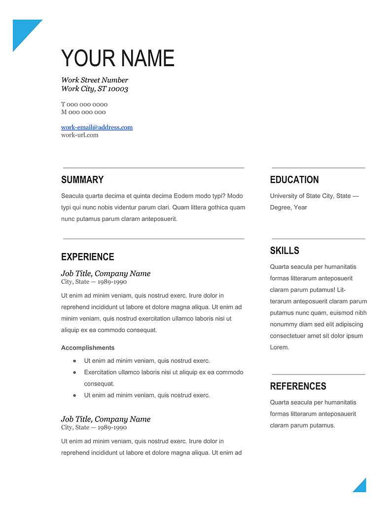 21 New Curriculum Vitae Format Ms Word File | Free Resume With How To Create A Cv Template In Word