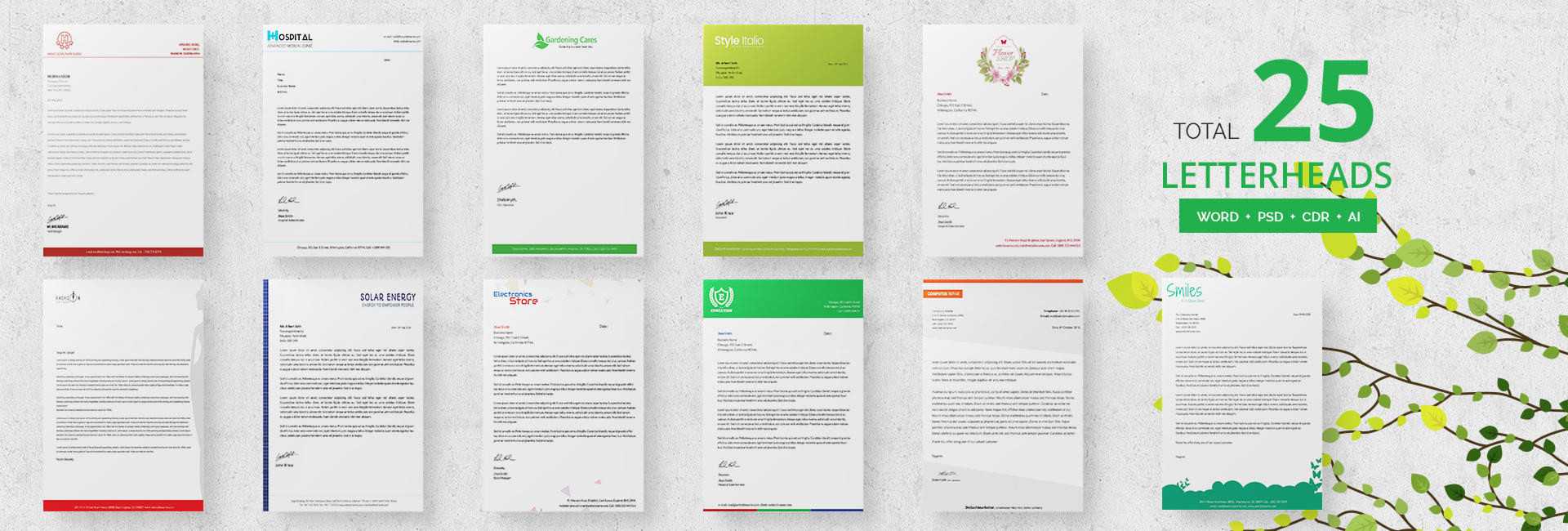 24+ Free Letter Head Templates – Education, Architecture Within Headed Letter Template Word