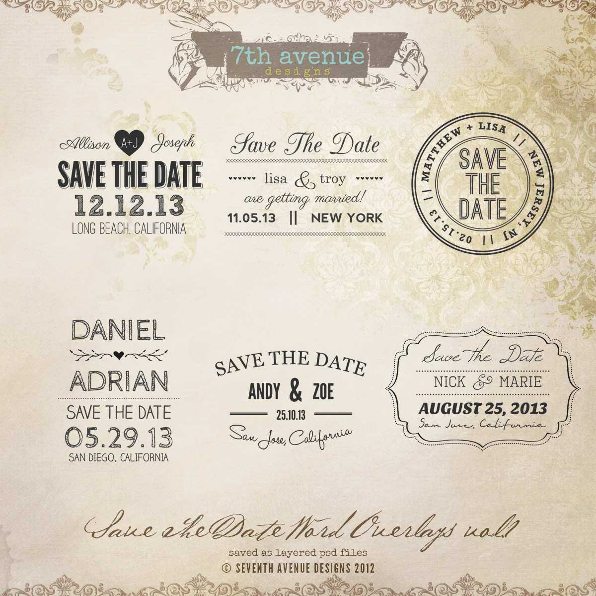 24 How To Create Save The Date Card Template For Word Maker Pertaining To Save The Date Templates Word