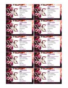 25+ Free Microsoft Word Business Card Templates (Printable inside Free Business Cards Templates For Word