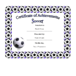 28+ [ Soccer Certificate Template ] | 7 Best Images Of Free With Soccer Certificate Templates For Word