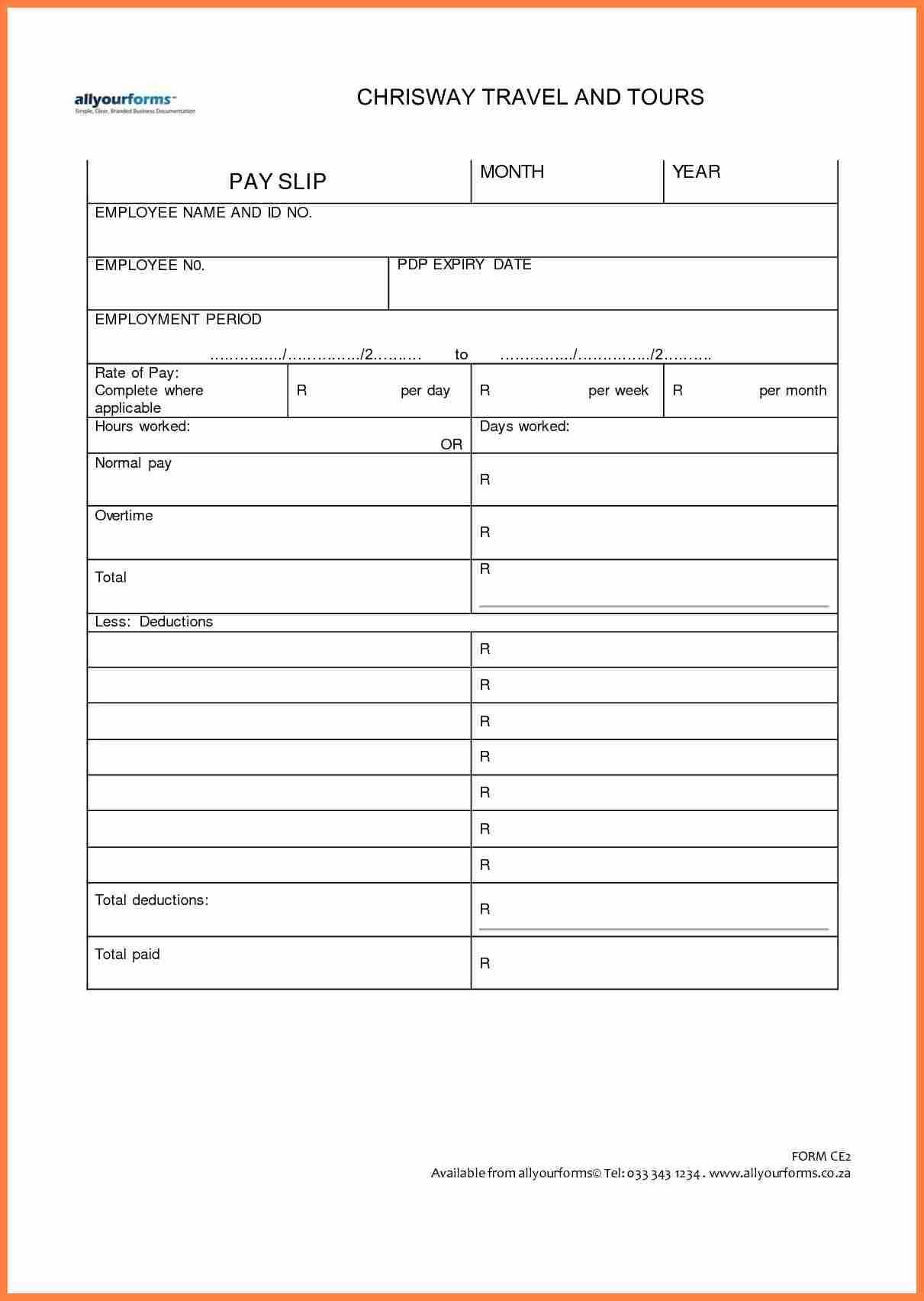 2F7D Payroll Payslip Template | Wiring Library Intended For Blank Payslip Template