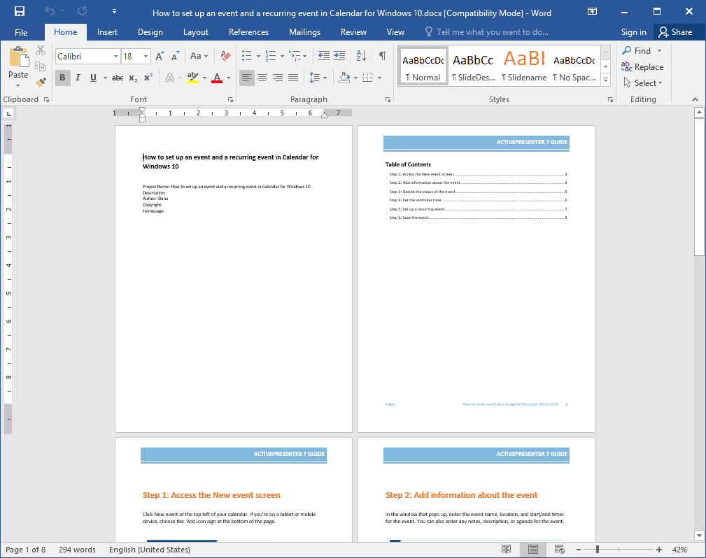 3 Simple Steps To Create An Employee Training Manual For Regarding Training Manual Template Microsoft Word