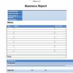 30+ Business Report Templates & Format Examples ᐅ Templatelab Inside Business Review Report Template