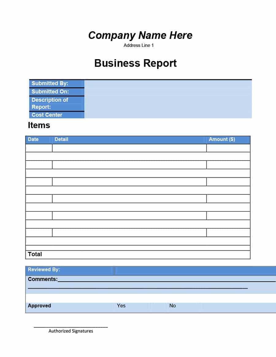 30+ Business Report Templates & Format Examples ᐅ Templatelab Throughout Company Report Format Template