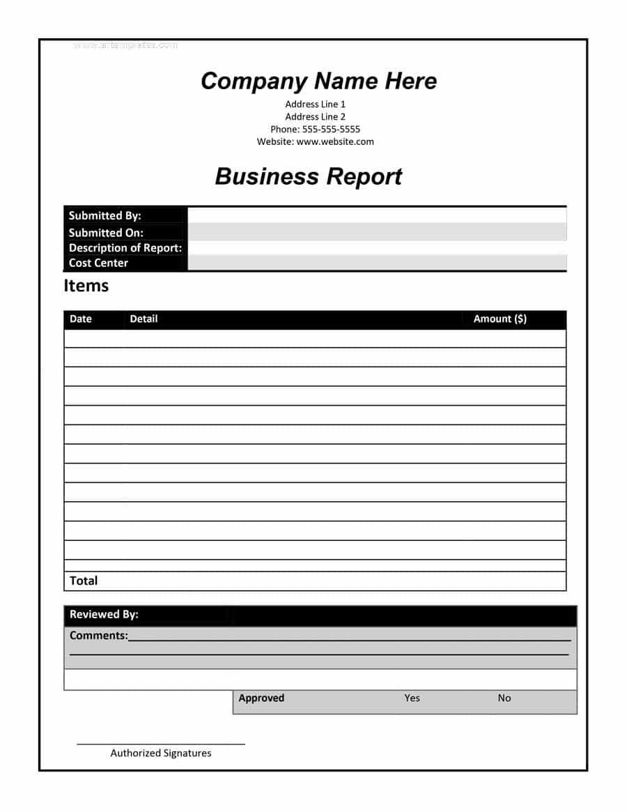 30+ Business Report Templates & Format Examples ᐅ Templatelab Throughout Simple Business Report Template