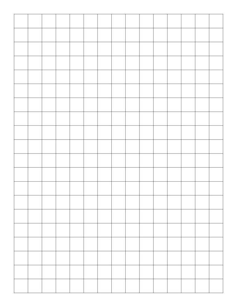 Graph Paper Template For Word Sample Design Templates