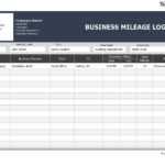 31 Printable Mileage Log Templates (Free) ᐅ Templatelab In Mileage Report Template