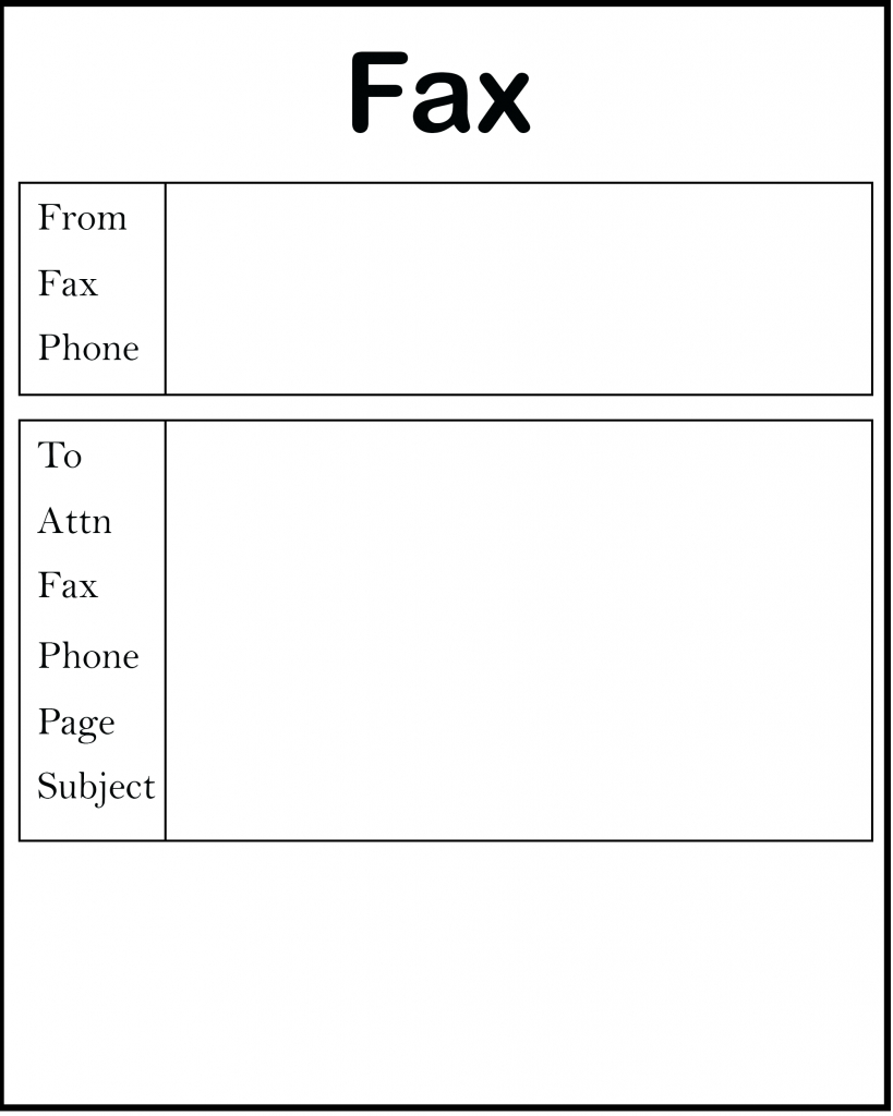 33+ Free Fax Cover Sheet Template Pdf Download [2020] Throughout 33 Up Label Template Word