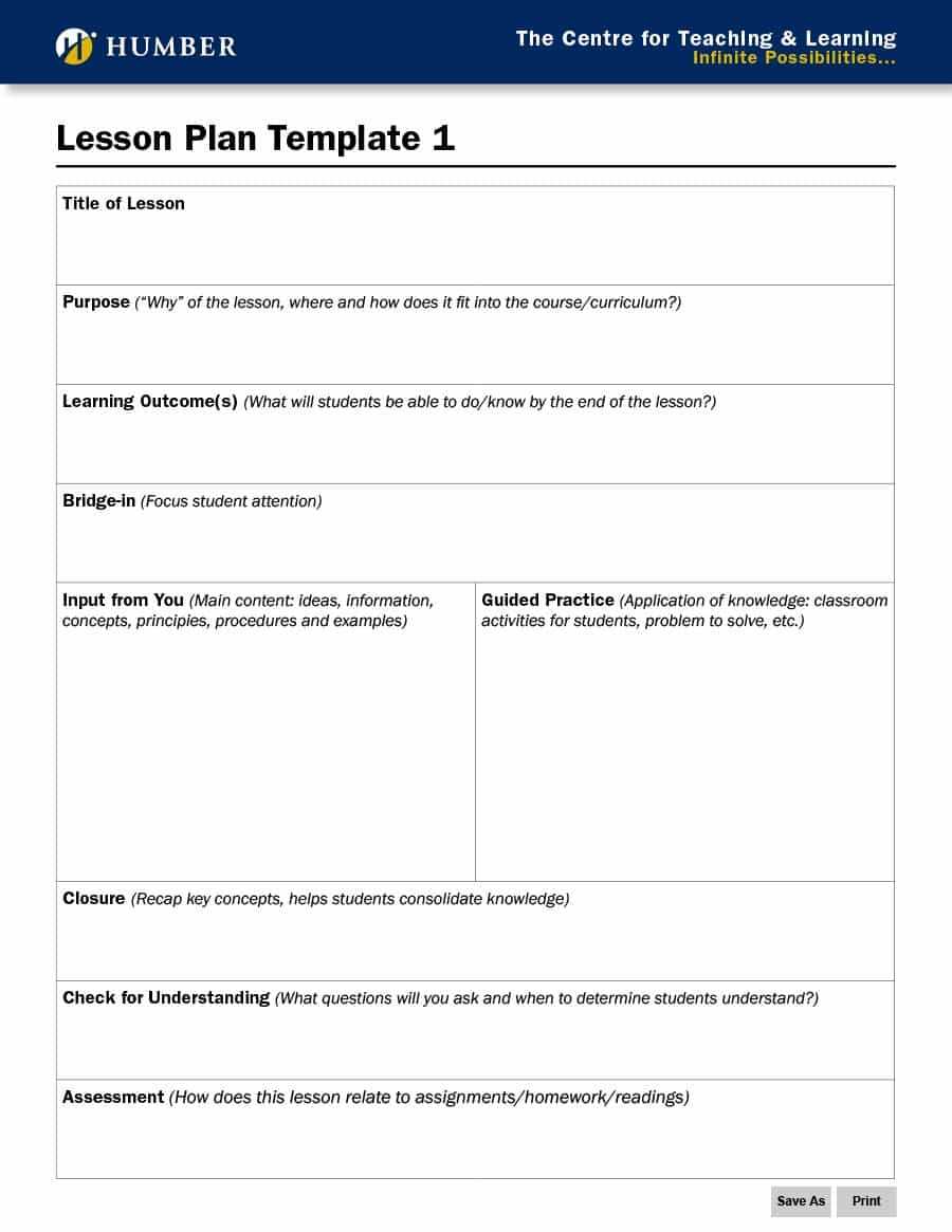 39 Best Unit Plan Templates [Word, Pdf] ᐅ Templatelab With Blank Unit Lesson Plan Template