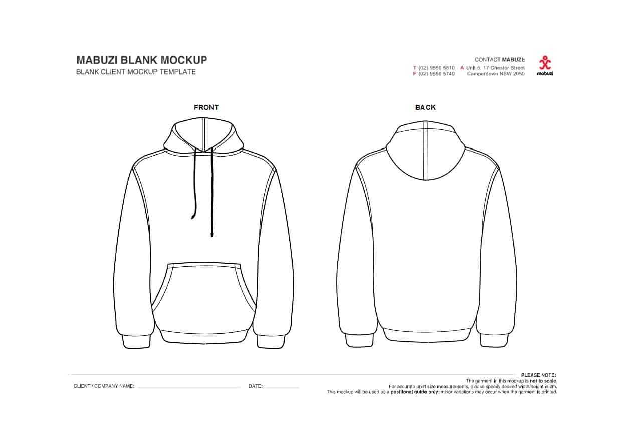 39 Blank Hoodie Templates [+ Hoodie Mockups] ᐅ Templatelab Inside Printable Blank Tshirt Template