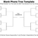 4 Phone Tree Templates – Word Excel Formats Within Calling Tree Template Word