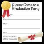 40+ Free Graduation Invitation Templates ᐅ Templatelab Inside Free Graduation Invitation Templates For Word