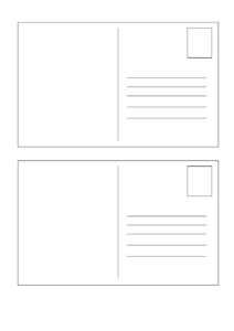 40+ Great Postcard Templates &amp; Designs [Word + Pdf] ᐅ with Postcard Size Template Word