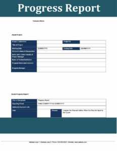 40+ Project Status Report Templates [Word, Excel, Ppt] ᐅ with It Progress Report Template