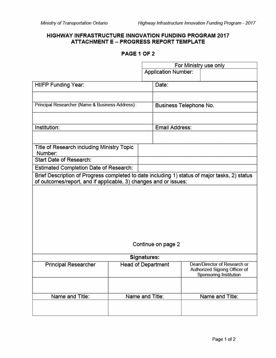 40+ Project Status Report Templates [Word, Excel, Ppt] ᐅ Within Funding Report Template