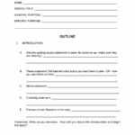 43 Informative Speech Outline Templates & Examples In Speech Outline Template Word