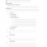 43 Informative Speech Outline Templates & Examples With Speech Outline Template Word