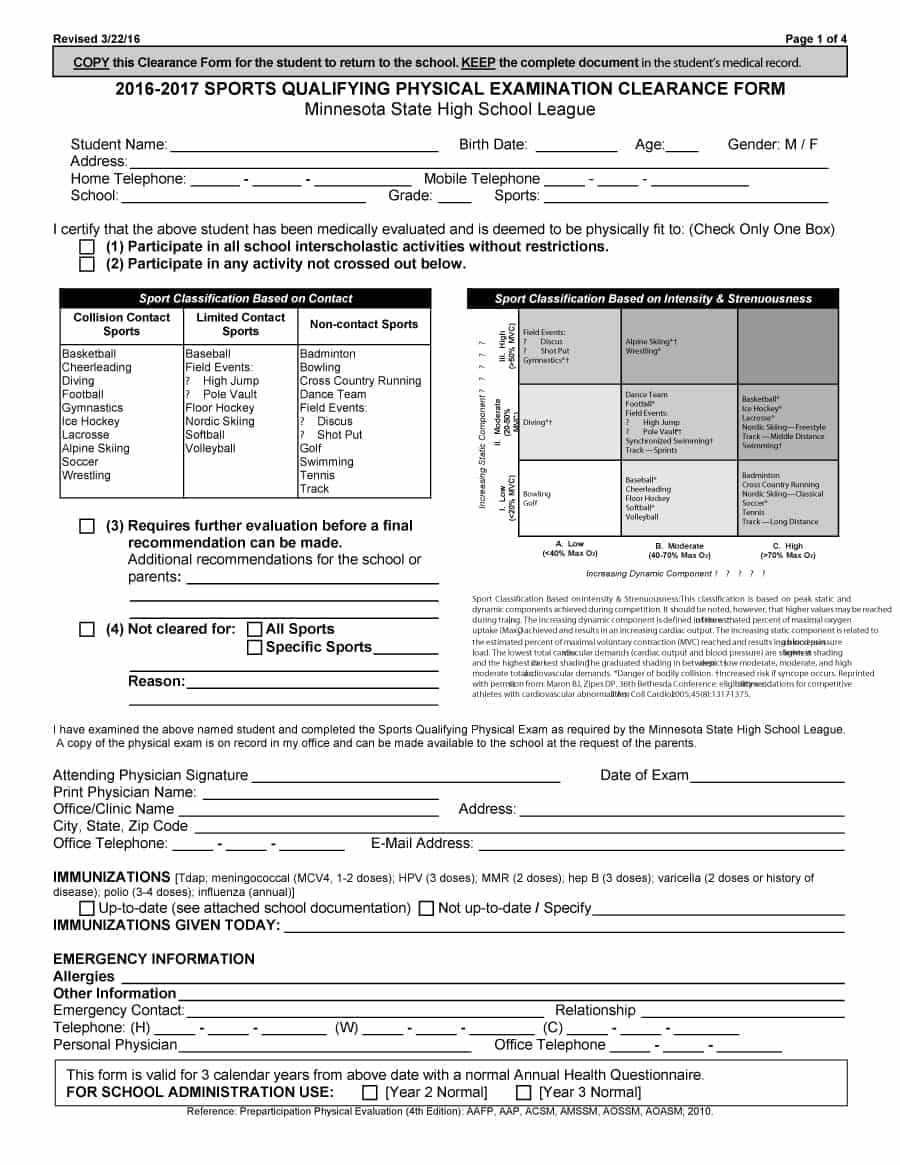 43 Physical Exam Templates & Forms [Male / Female] Throughout History And Physical Template Word