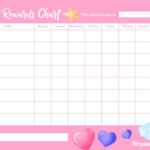 44 Printable Reward Charts For Kids (Pdf, Excel & Word) Pertaining To Blank Reward Chart Template