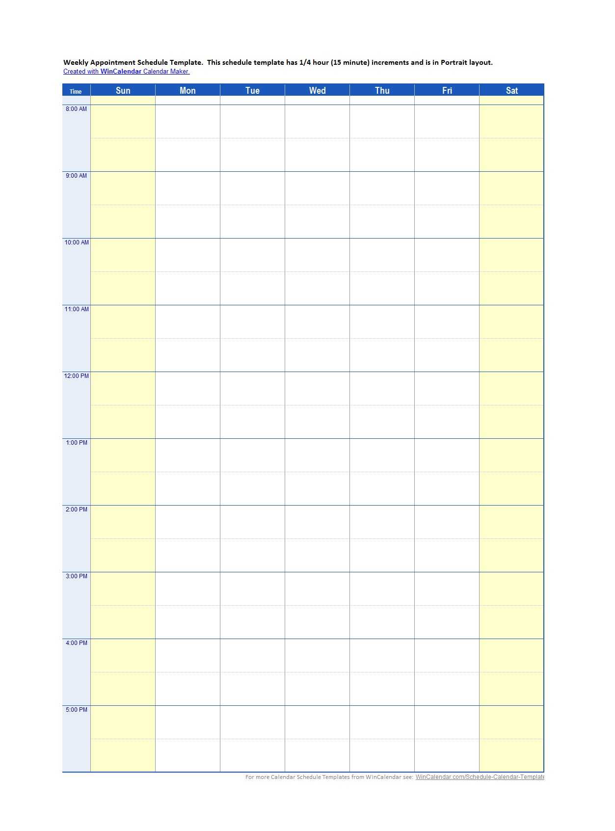 45 Printable Appointment Schedule Templates [& Appointment With Regard To Appointment Sheet Template Word