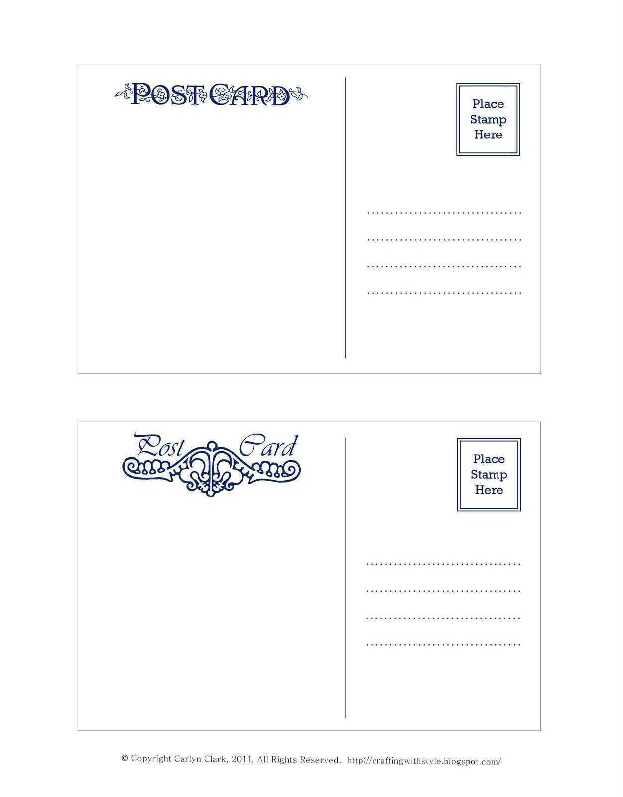 49 Customize Our Free Canada Post 4X6 Postcard Template For With Regard To Microsoft Word 4X6 Postcard Template
