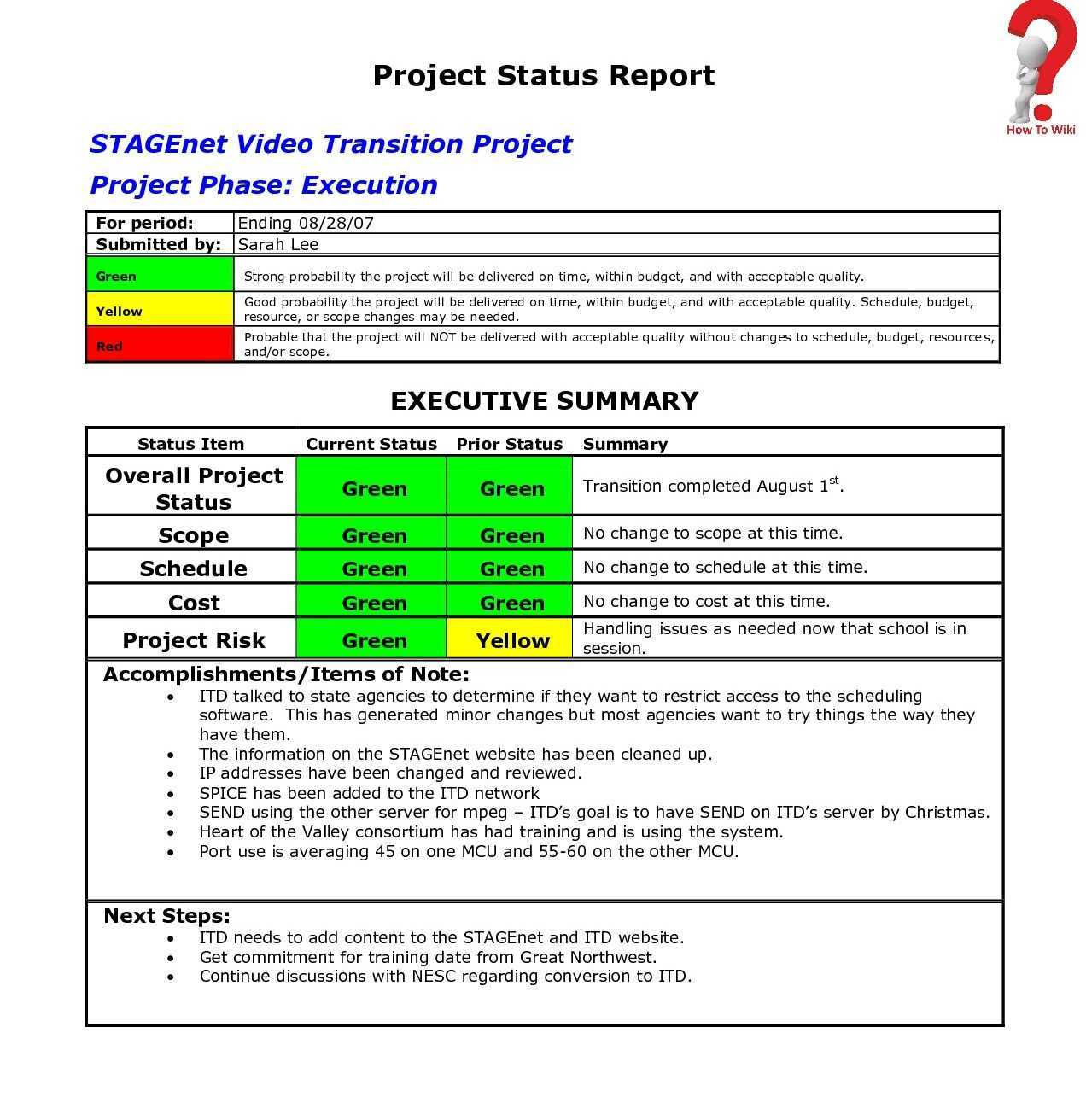 5+ Free Sample Weekly Report Template To Management | How To In Weekly Manager Report Template