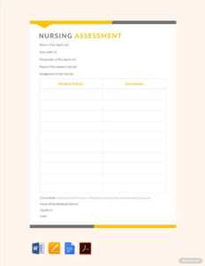 5+ Nursing Care Plan Templates In Word, Pdf, Apple Pages for Nursing Care Plan Template Word