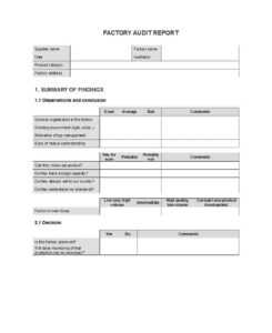 50 Free Audit Report Templates (Internal Audit Reports) ᐅ pertaining to Audit Findings Report Template