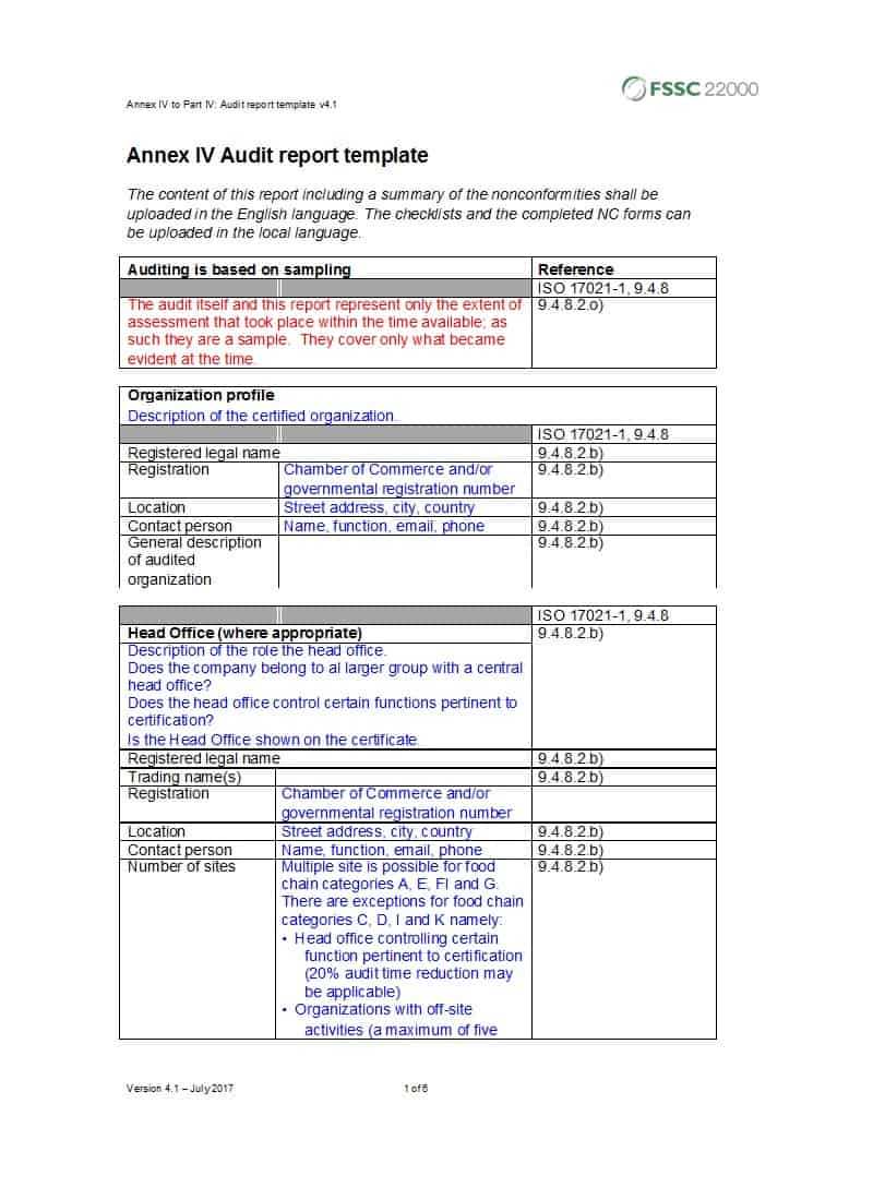 50 Free Audit Report Templates (Internal Audit Reports) ᐅ With Regard To Information System Audit Report Template